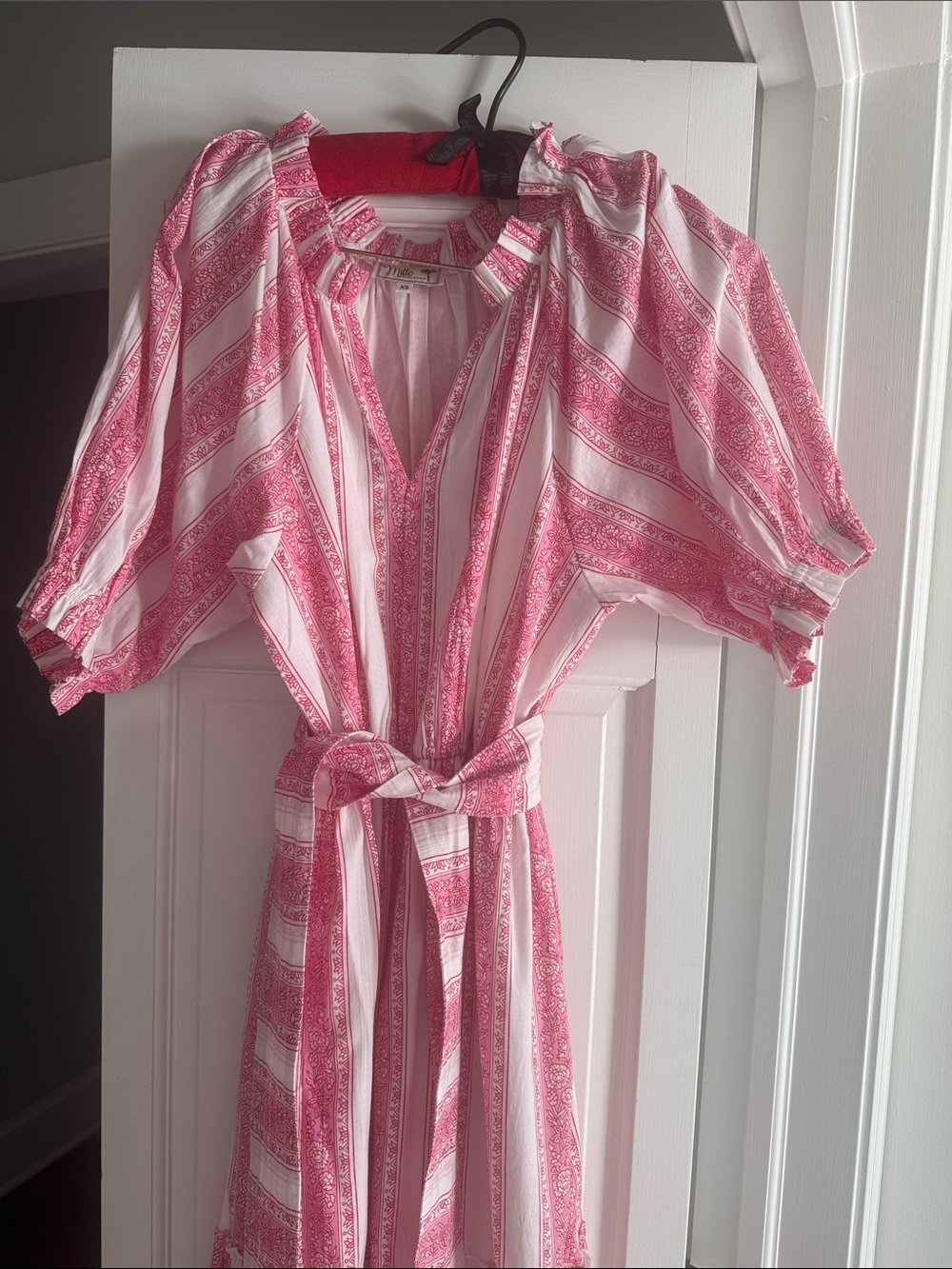Tassel Belted Mille dress